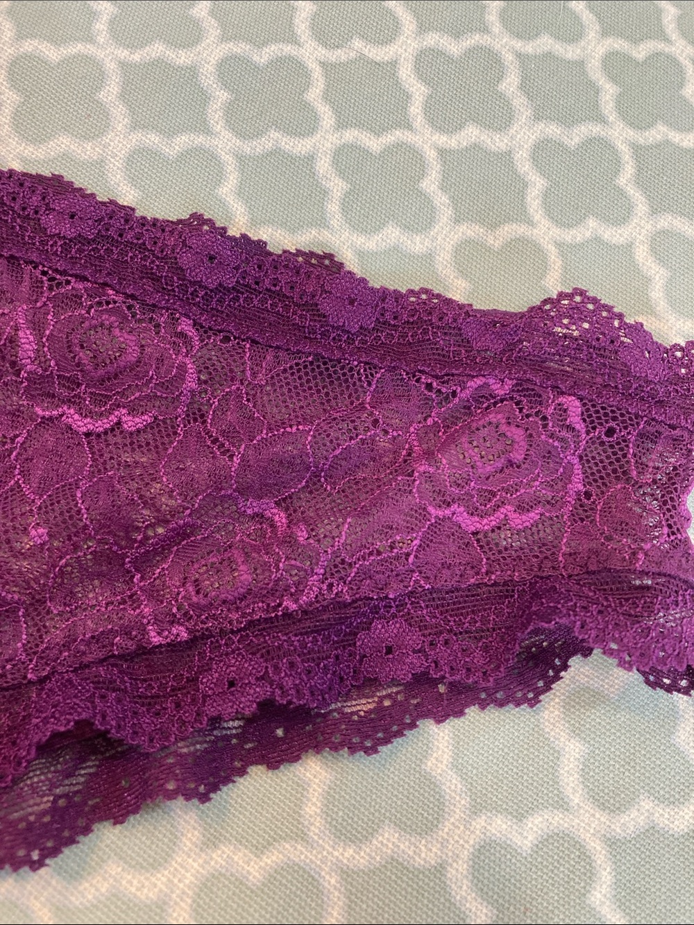 City Chic Fox & Royal Gia Cless Open Gusset Panty Purple 16 - Picture 3 of 10